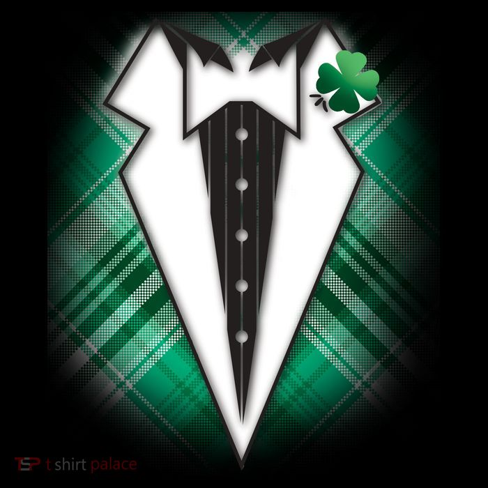 Cool St. Patrick's Day Tuxedo Irish Tux Toddler Long Sleeve Shirt