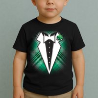 Cool St. Patrick's Day Tuxedo Irish Tux Toddler T-Shirt