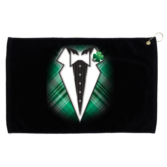 Cool St. Patrick's Day Tuxedo Irish Tux Grommeted Golf Towel