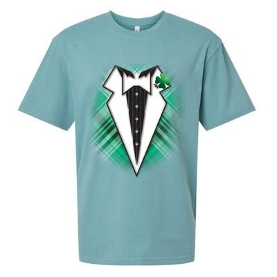 Cool St. Patrick's Day Tuxedo Irish Tux Sueded Cloud Jersey T-Shirt