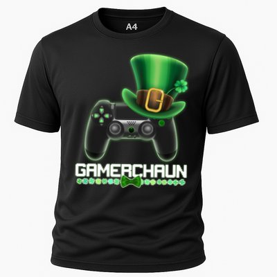 Cool St Patrick's Day Gamerchaun Game Controller Leprechaun Performance Shirt
