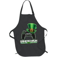 Cool St Patrick's Day Gamerchaun Game Controller Leprechaun Apron