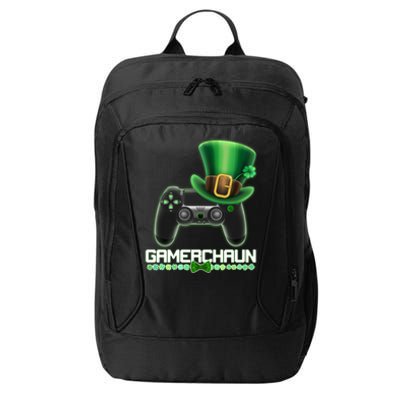 Cool St Patrick's Day Gamerchaun Game Controller Leprechaun City Backpack