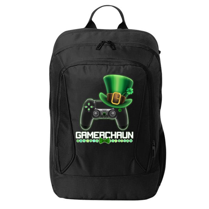 Cool St Patrick's Day Gamerchaun Game Controller Leprechaun City Backpack