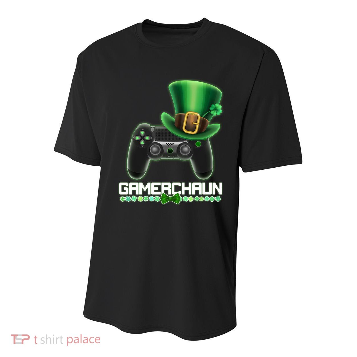 Cool St Patrick's Day Gamerchaun Game Controller Leprechaun Youth Performance Sprint T-Shirt