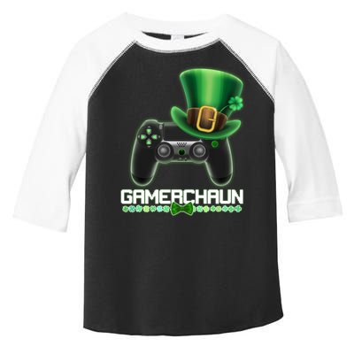 Cool St Patrick's Day Gamerchaun Game Controller Leprechaun Toddler Fine Jersey T-Shirt