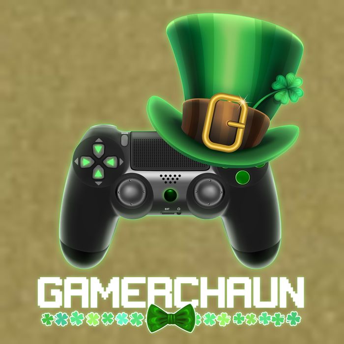 Cool St Patrick's Day Gamerchaun Game Controller Leprechaun Garment-Dyed Women's Muscle Tee