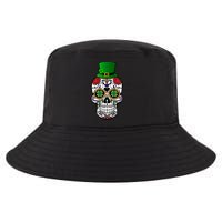 Cool St Patricks Day Irish Day Of The Dead Skull Cool Comfort Performance Bucket Hat