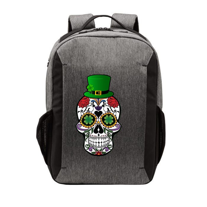 Cool St Patricks Day Irish Day Of The Dead Skull Vector Backpack