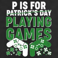 Cool St Patrick's Day P Is For Playing Games   Cool Comfort Performance Bucket Hat