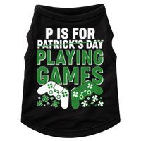 Cool St Patrick's Day P Is For Playing Games   Doggie Tank