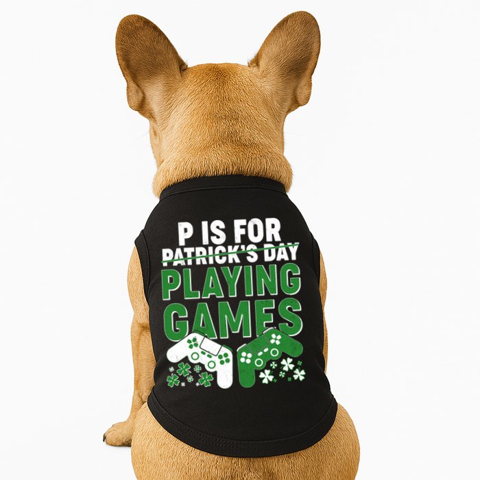 Cool St Patrick's Day P Is For Playing Games   Doggie Tank