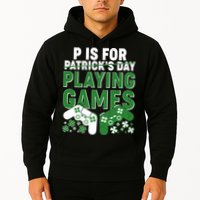 Cool St Patrick's Day P Is For Playing Games   Hoodie