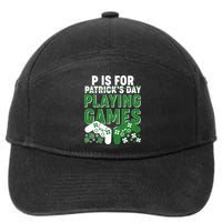 Cool St Patrick's Day P Is For Playing Games   7-Panel Snapback Hat