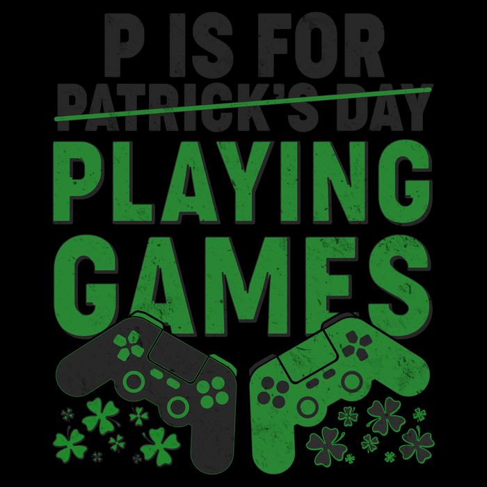 Cool St Patrick's Day P Is For Playing Games   16oz Travel Tumbler