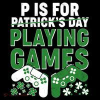 Cool St Patrick's Day P Is For Playing Games   Sustainable Knit Beanie