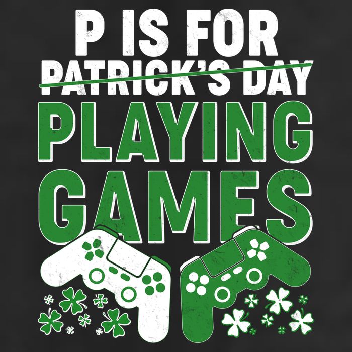 Cool St Patrick's Day P Is For Playing Games   Trucker Hat