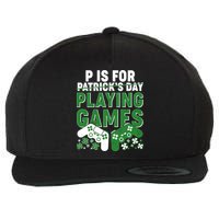 Cool St Patrick's Day P Is For Playing Games   Wool Snapback Cap