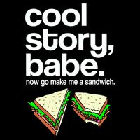 Cool Story Babe Now Make Me a Sandwich Hoodie