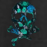 Cool Summer Graphic Skull Garment-Dyed Heavyweight T-Shirt