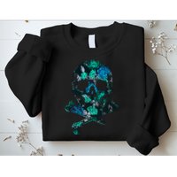 Cool Summer Graphic Skull Sweatshirt