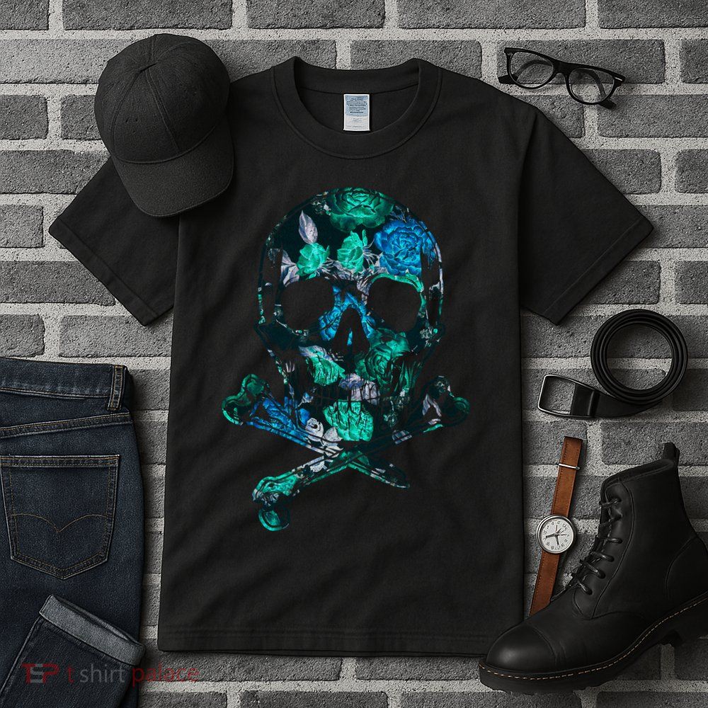 Cool Summer Graphic Skull Tall T-Shirt