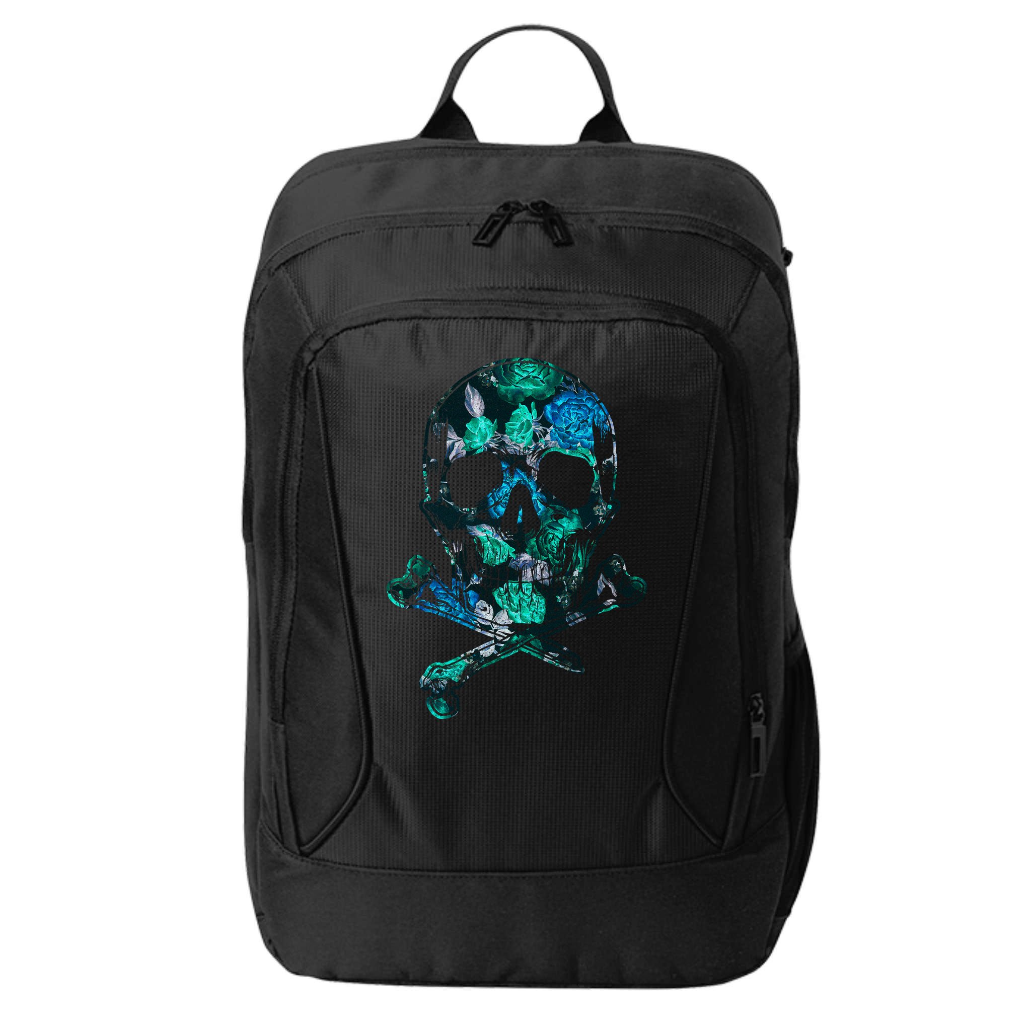 Cool Summer Graphic Skull City Backpack