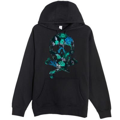 Cool Summer Graphic Skull Premium Pullover Hoodie