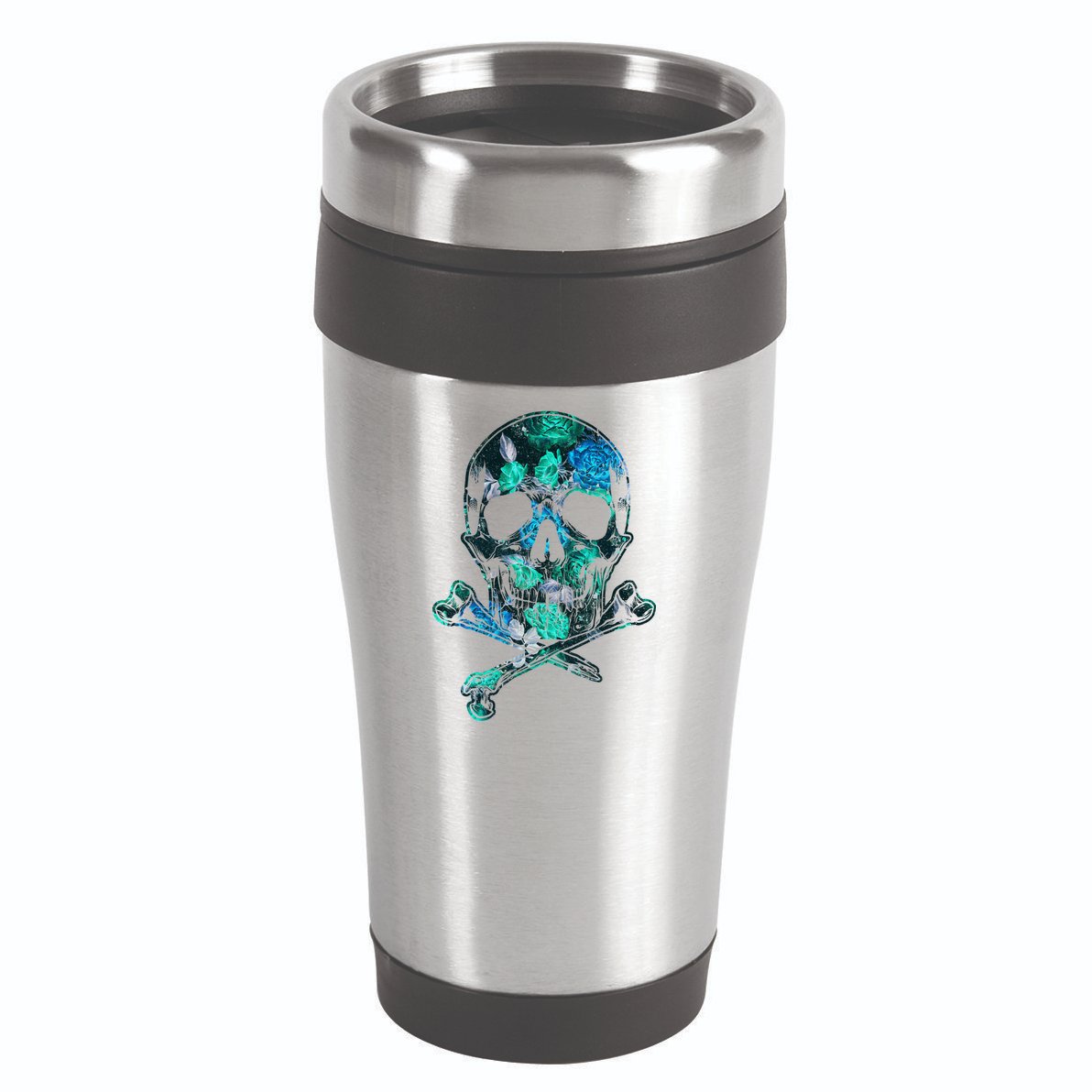 Cool Summer Graphic Skull 16oz Travel Tumbler