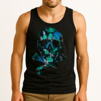 Cool Summer Graphic Skull Tank Top