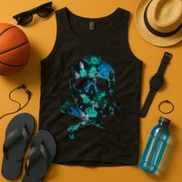 Cool Summer Graphic Skull Tank Top