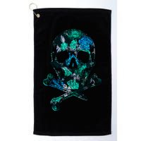 Cool Summer Graphic Skull Golf Towel