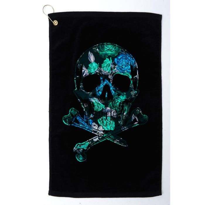 Cool Summer Graphic Skull Golf Towel