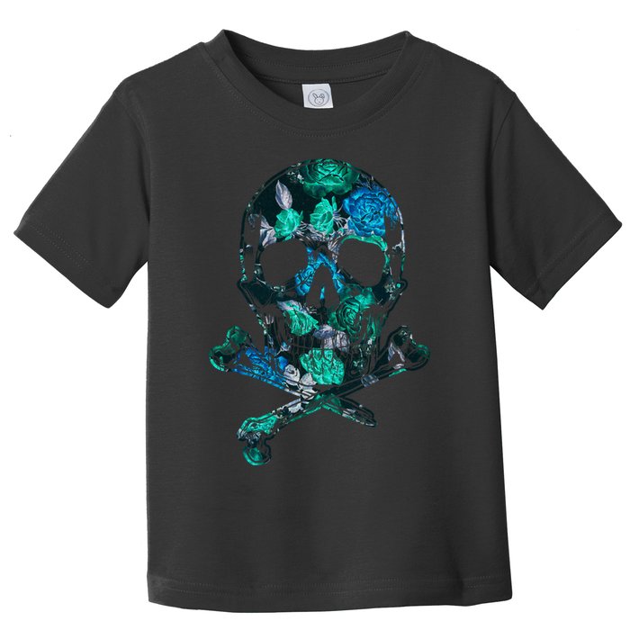 Cool Summer Graphic Skull Toddler T-Shirt