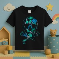 Cool Summer Graphic Skull Toddler T-Shirt