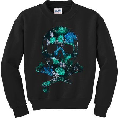 Cool Summer Graphic Skull Kids Sweatshirt