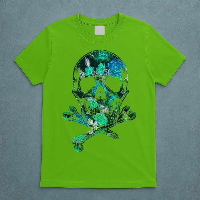 Cool Summer Graphic Skull T-Shirt