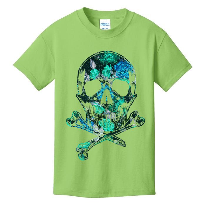 Cool Summer Graphic Skull Kids T-Shirt