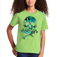 Cool Summer Graphic Skull Kids T-Shirt