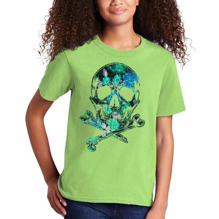 Cool Summer Graphic Skull Kids T-Shirt