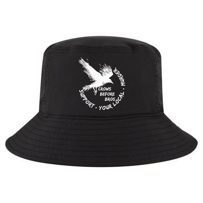 Cool Support Your Local Murder Crows Before Bros Cool Comfort Performance Bucket Hat