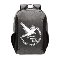 Cool Support Your Local Murder Crows Before Bros Vector Backpack
