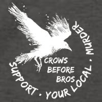 Cool Support Your Local Murder Crows Before Bros Vector Backpack