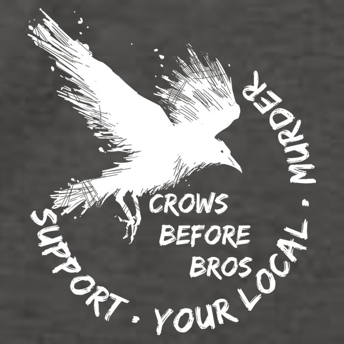 Cool Support Your Local Murder Crows Before Bros Vector Backpack