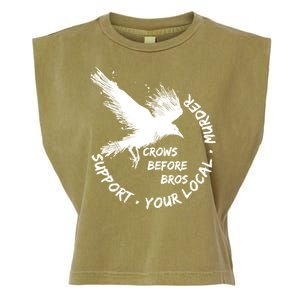 Cool Support Your Local Murder Crows Before Bros Garment-Dyed Women's Muscle Tee