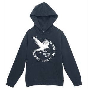 Cool Support Your Local Murder Crows Before Bros Urban Pullover Hoodie