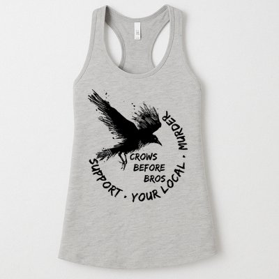 Cool Support Your Local Murder Crows Before Bros Womens Tank Top