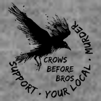 Cool Support Your Local Murder Crows Before Bros Toddler Hoodie