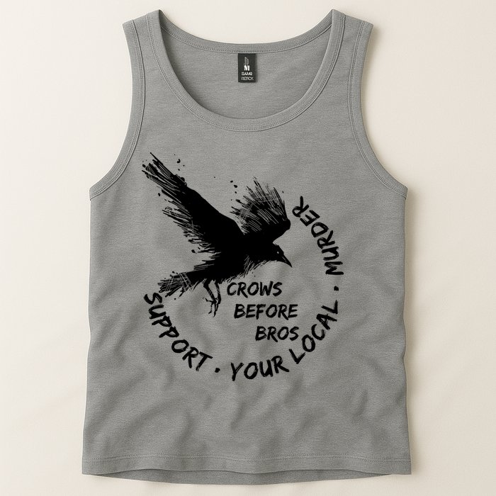 Cool Support Your Local Murder Crows Before Bros Tank Top
