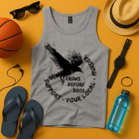 Cool Support Your Local Murder Crows Before Bros Tank Top
